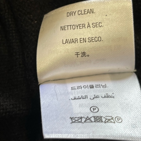 Cashmere Charter Club Luxury Black Sweater Size Medium Petite - Picture 3 of 9